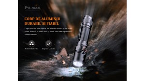 Fenix PD35 V3.0 - Lanternă Tactică - 1700 Lumeni - 357 Metri - Black